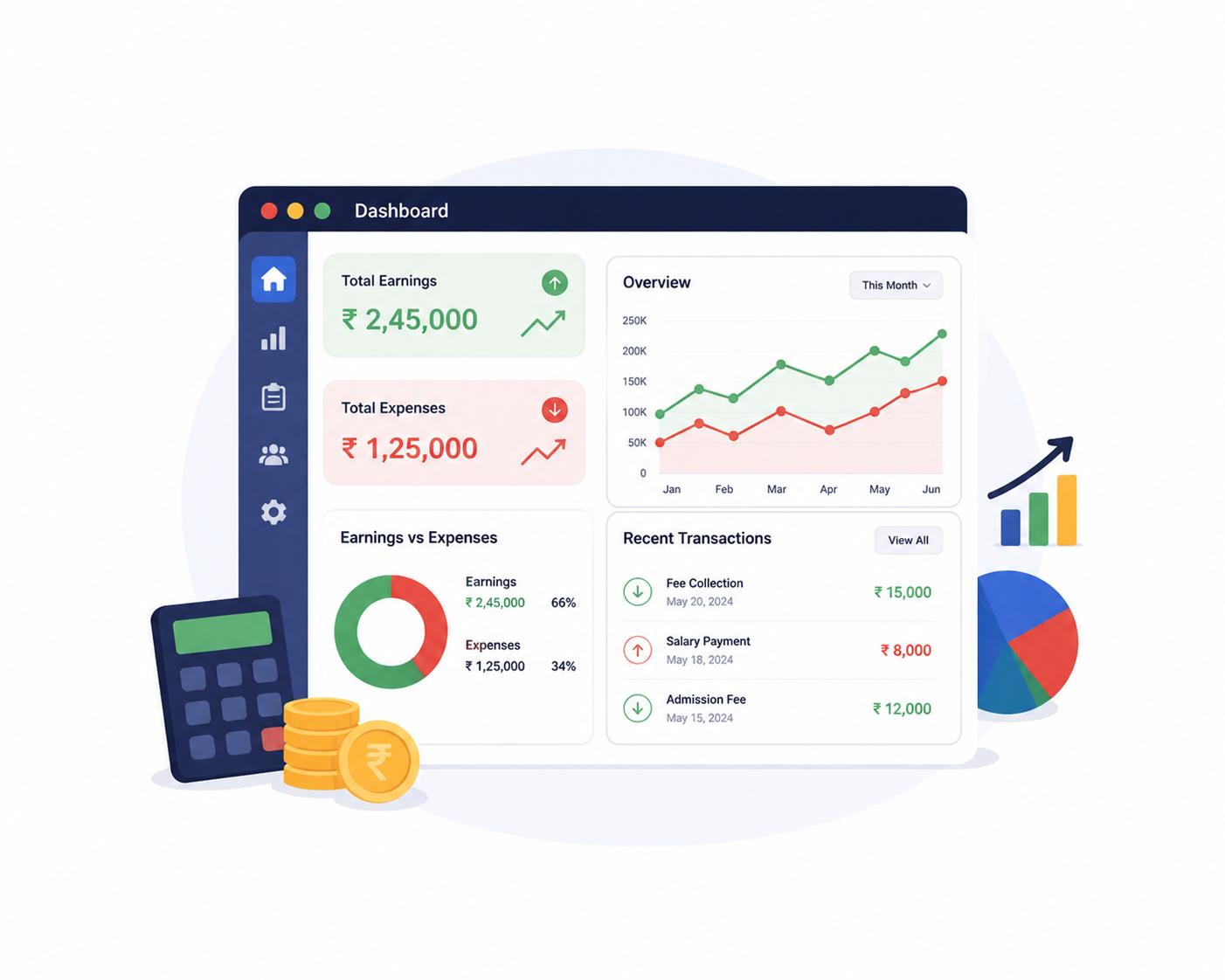 Earnings Dashboard